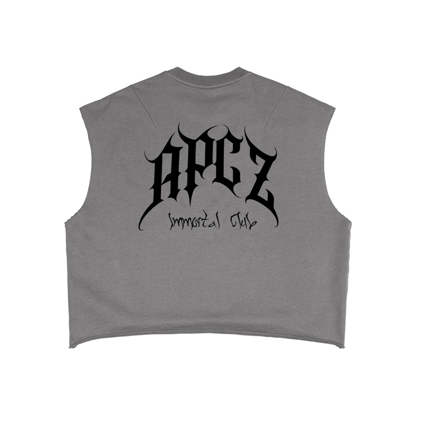 IMMORTAL CLUB CUTOFF (FRONT/BACK)