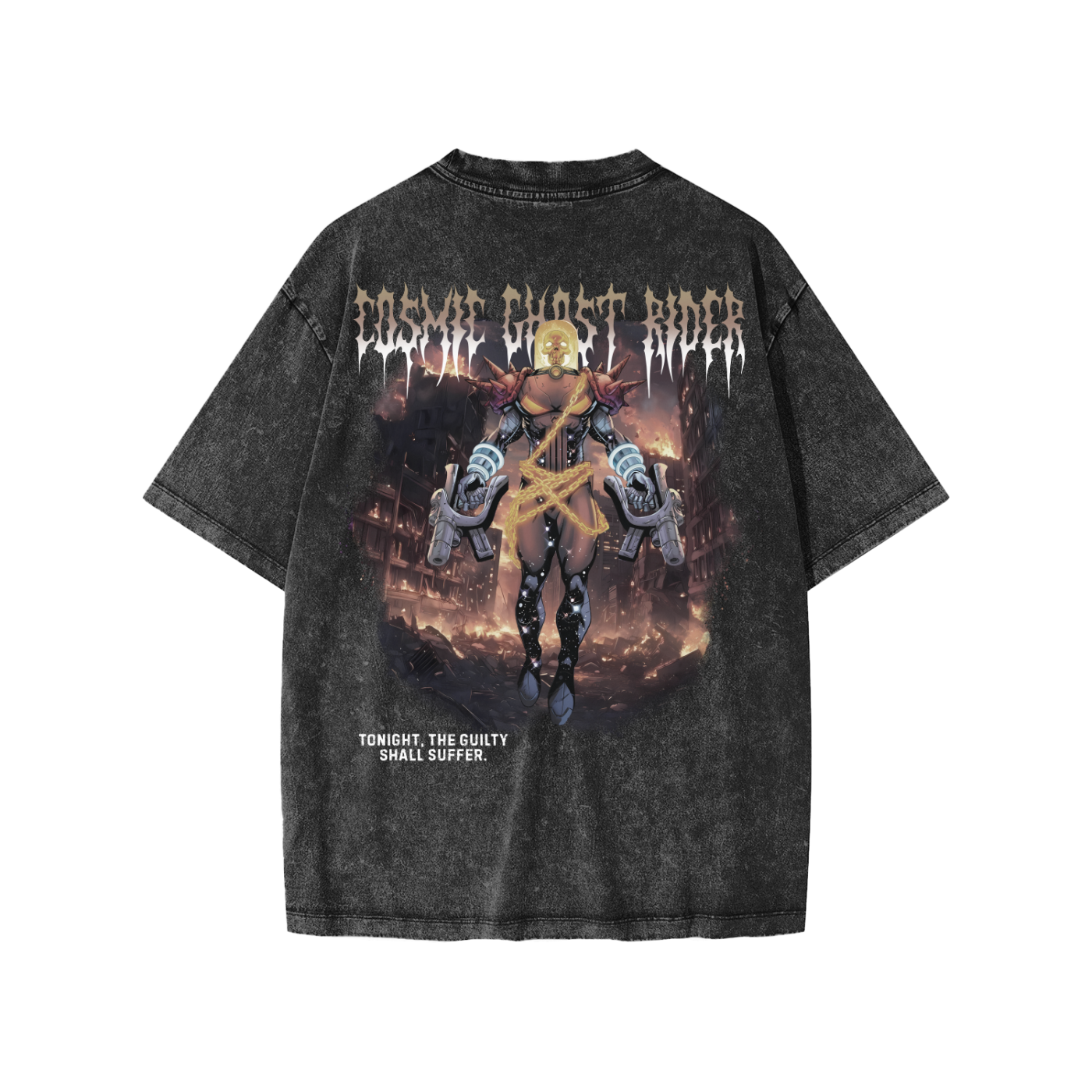 Snow Washed Kids' T-Shirt (COSMIC RIDER)