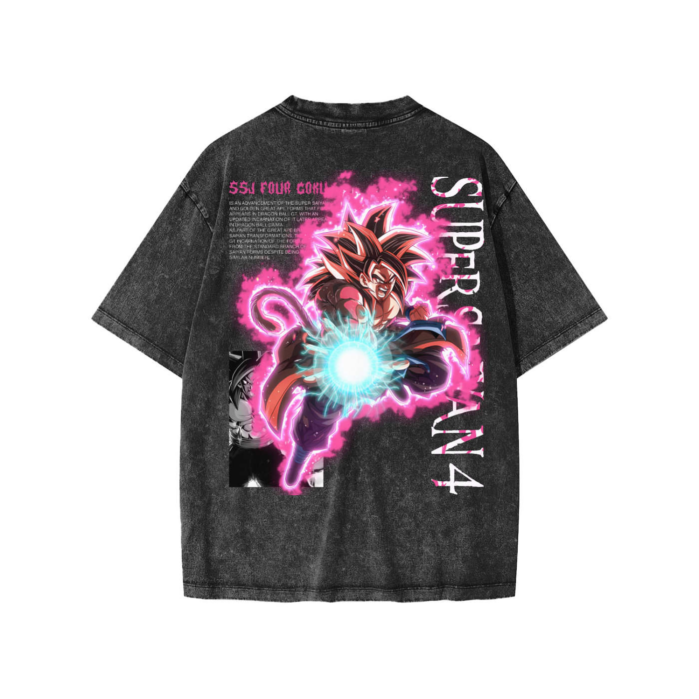 Snow Washed Kids' T-Shirt (SSJ 4 GOKU)