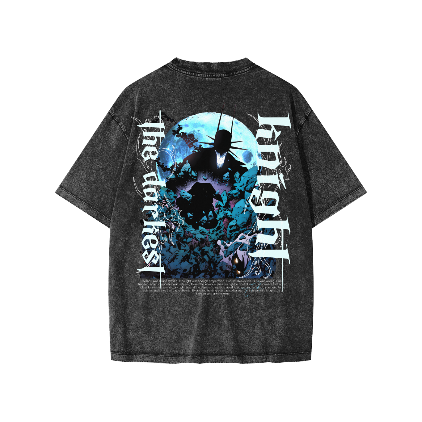 Snow Washed Kids' T-Shirt (DARKEST KNIGHT)