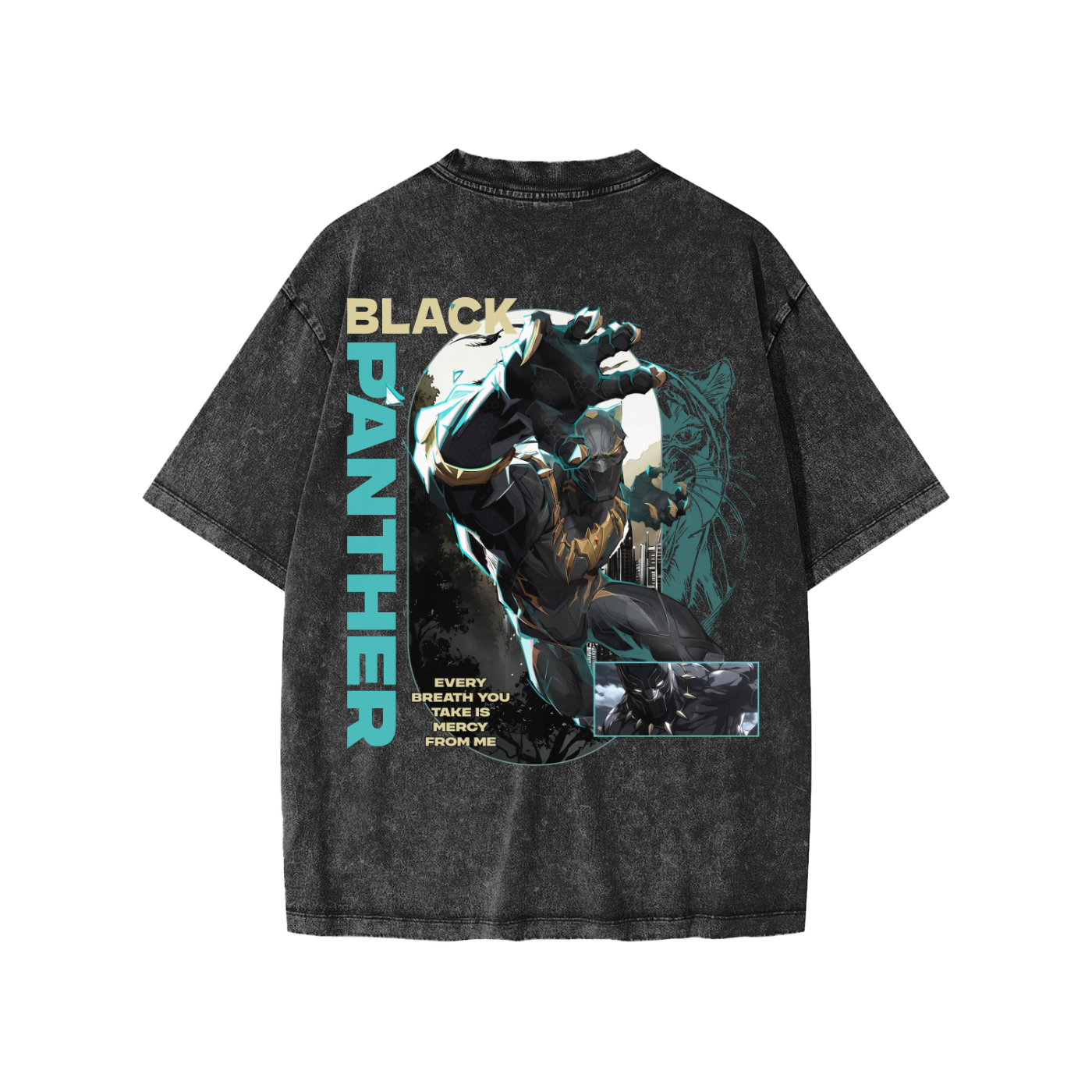 Snow Washed Kids' T-Shirt (BLACK PANTHER)