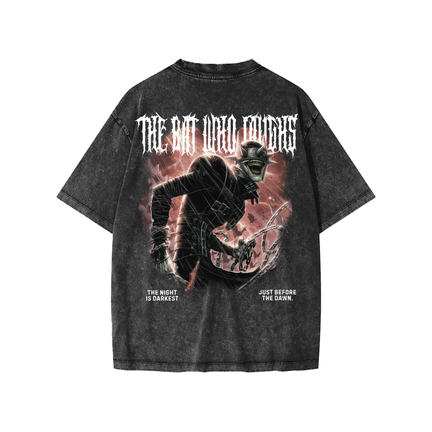 Snow Washed Kids' T-Shirt (BAT WHO LAUGHS)
