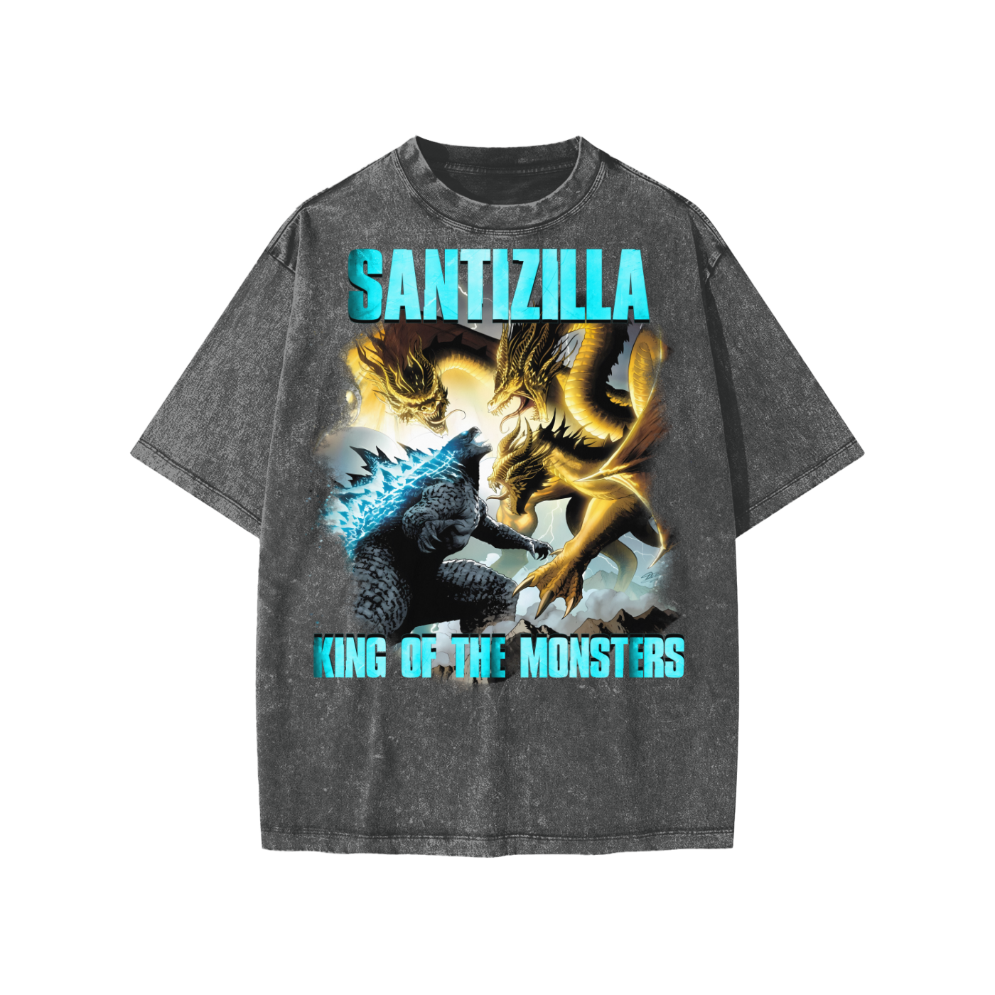 Snow Washed Kids' T-Shirt (SANTIZILLA)