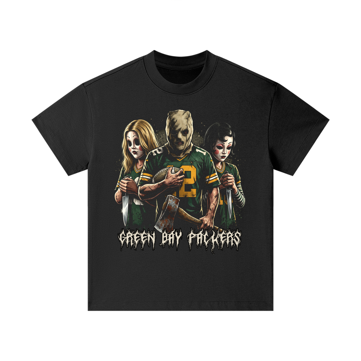 Pure Cotton Essential Kids T-Shirt (SPOOKY PACKERS )