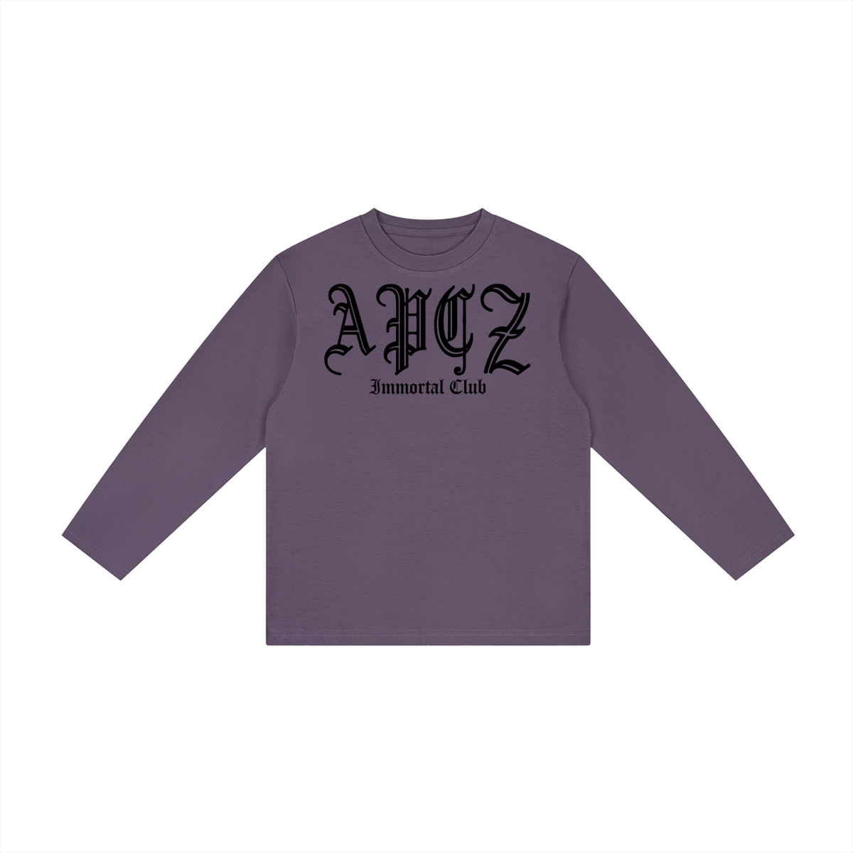 Kid's Drop Shoulder Long Sleeve T-Shirt (IMC OLD ENGLISH)