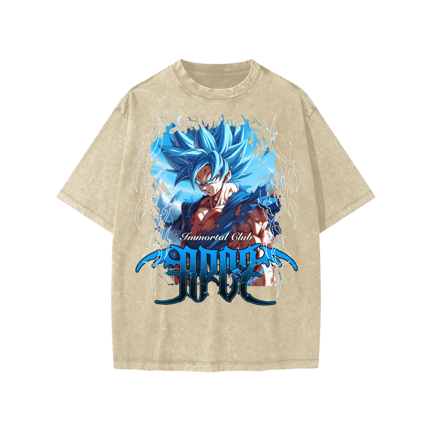Snow Washed Kids' T-Shirt (IMC GOKU BLUE)