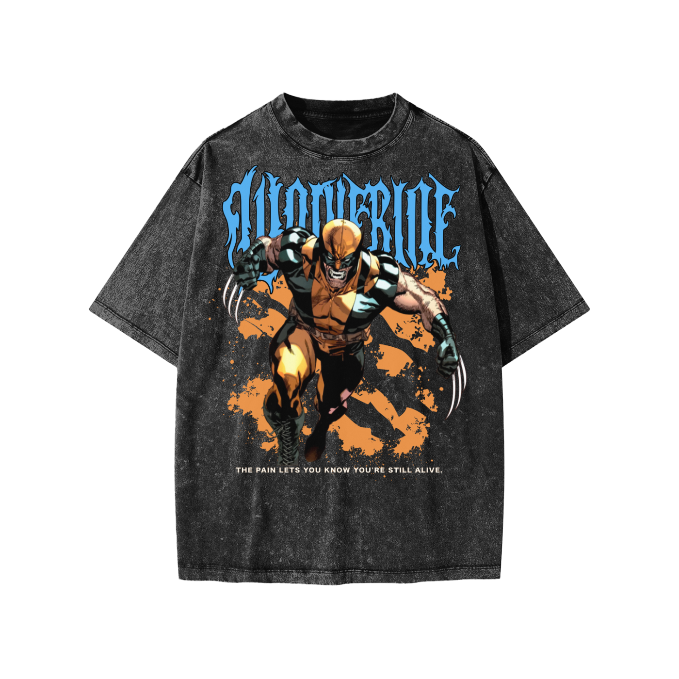 Snow Washed Kids' T-Shirt (WOLVERINE)