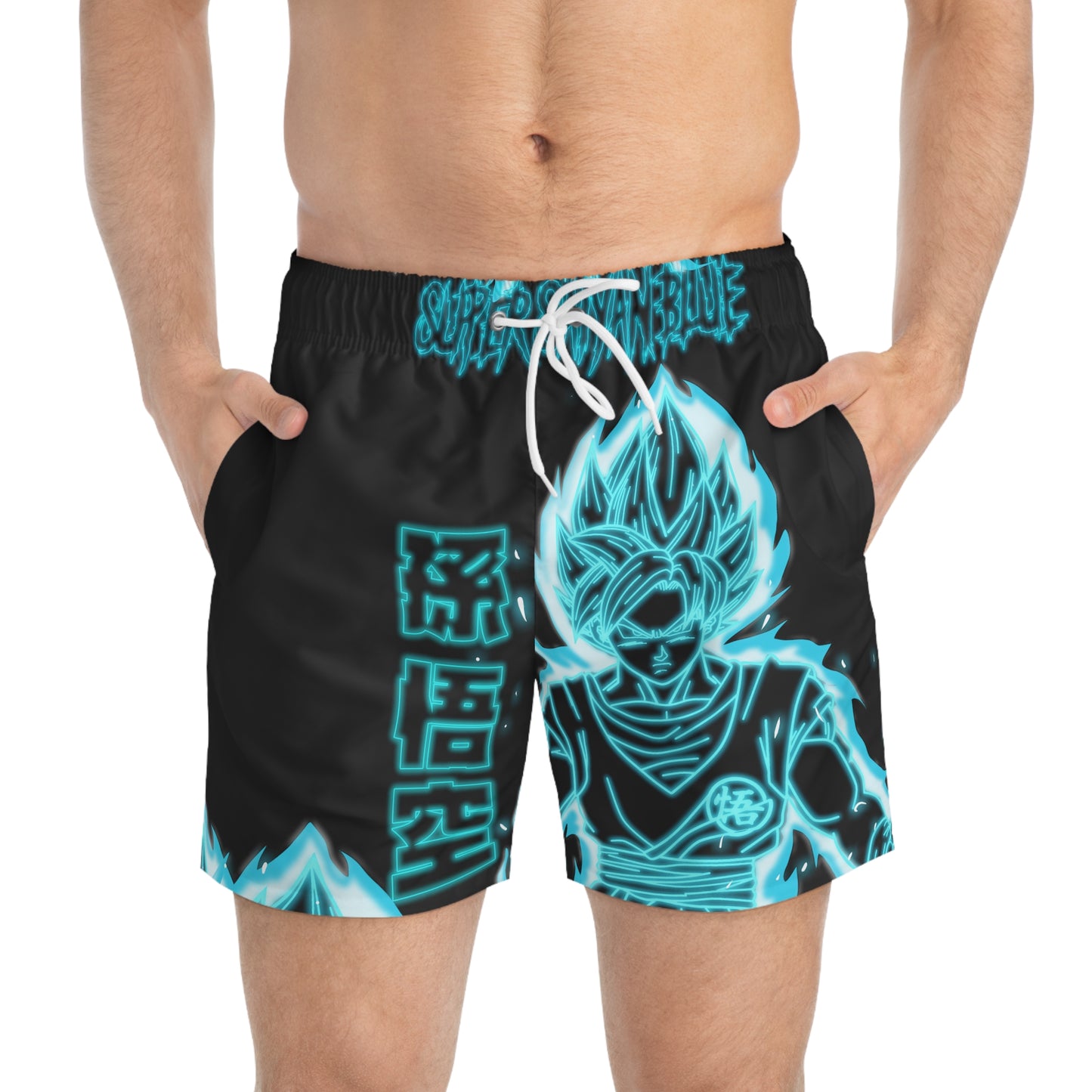 SSJB Goku (Swim Trunks)