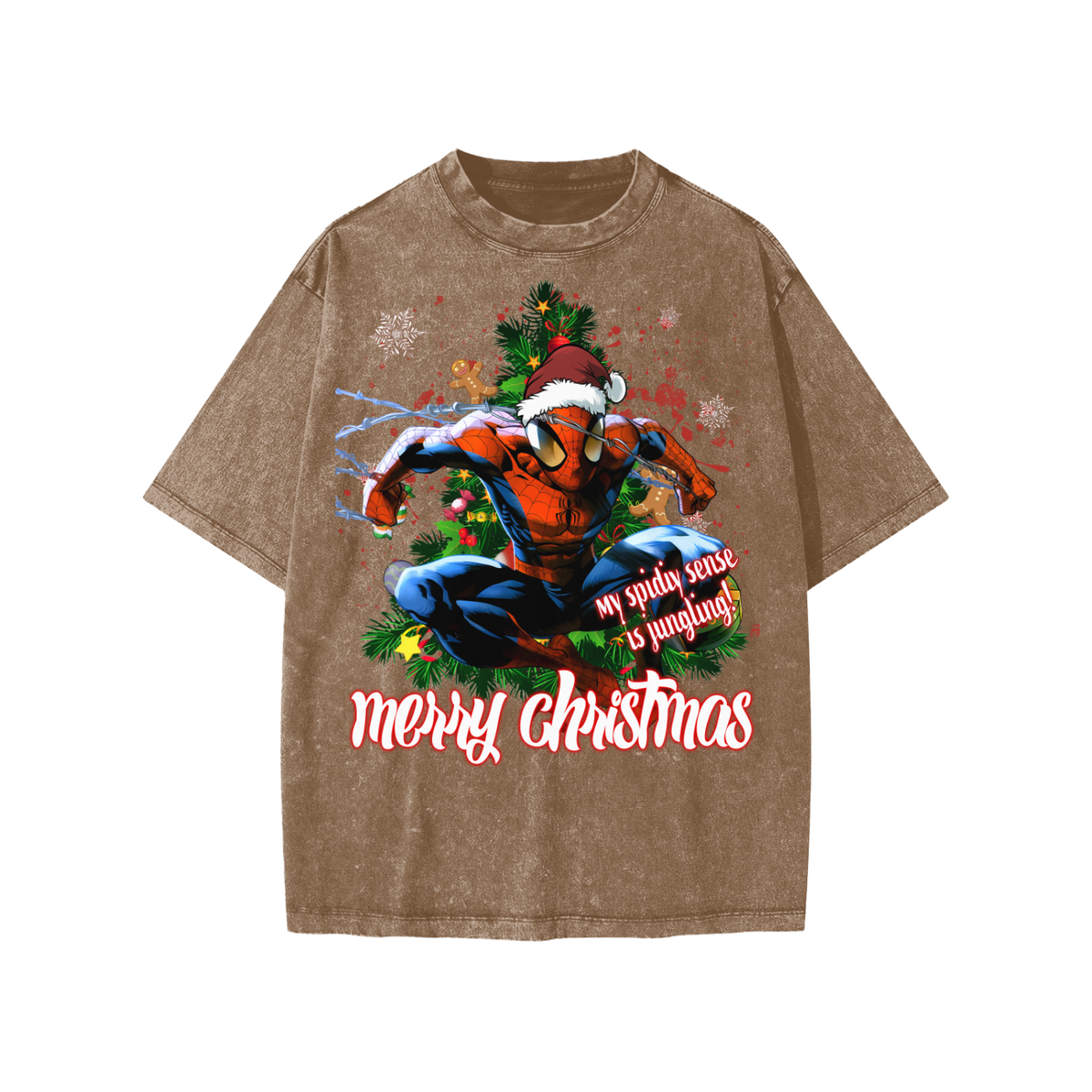 Snow Washed Kids' T-Shirt (HOLIDAY SPIDEY)
