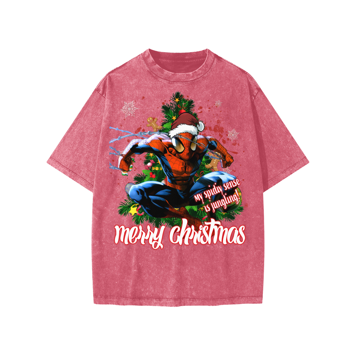 Snow Washed Kids' T-Shirt (HOLIDAY SPIDEY)