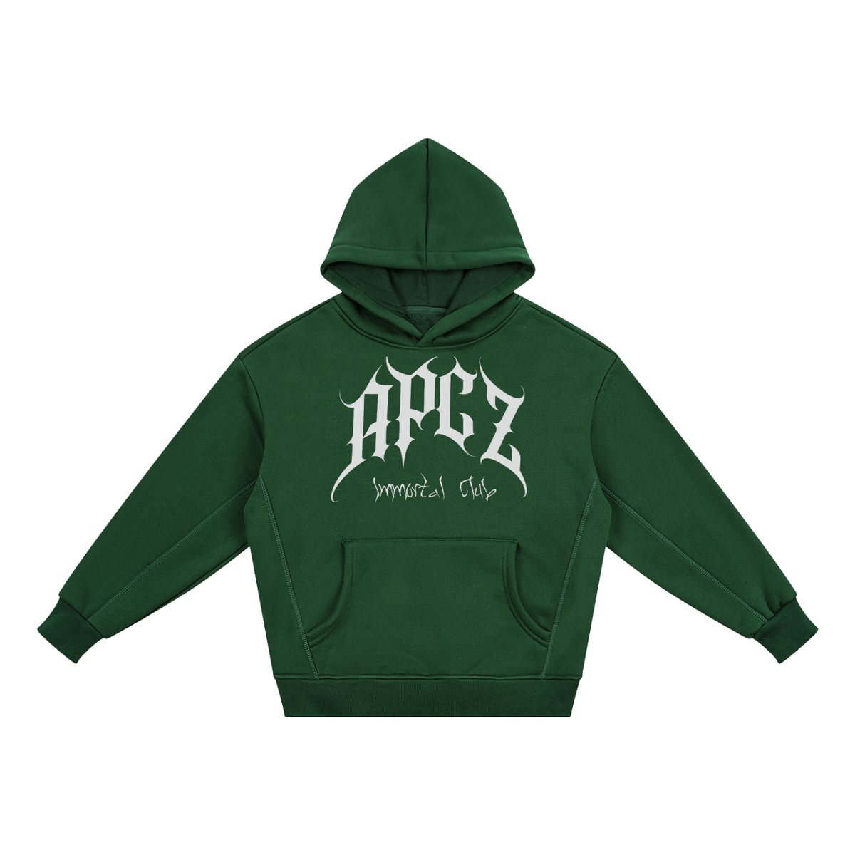 Essential Kids' Fleece Hoodie (IMMORTAL CLUB) WHITE