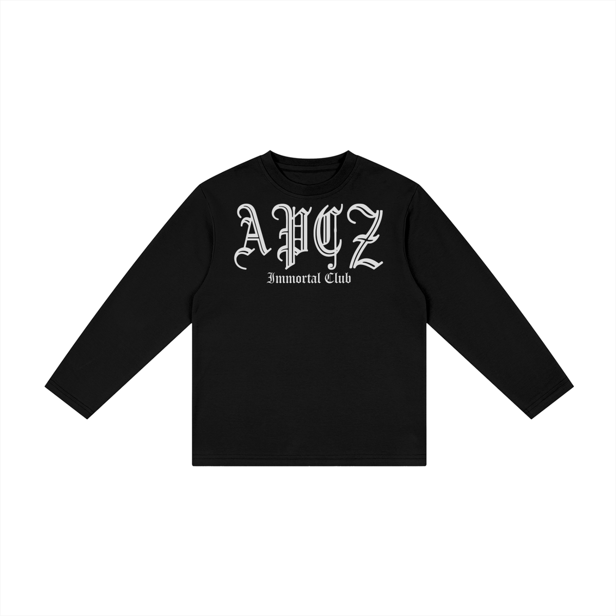 Kid's Drop Shoulder Long Sleeve T-Shirt (IMC OLD ENGLISH)