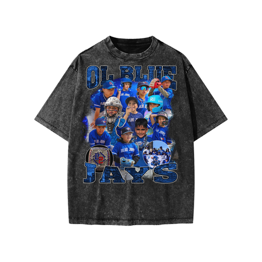 Snow Washed Kids' T-Shirt (OL BLUE JAYS)