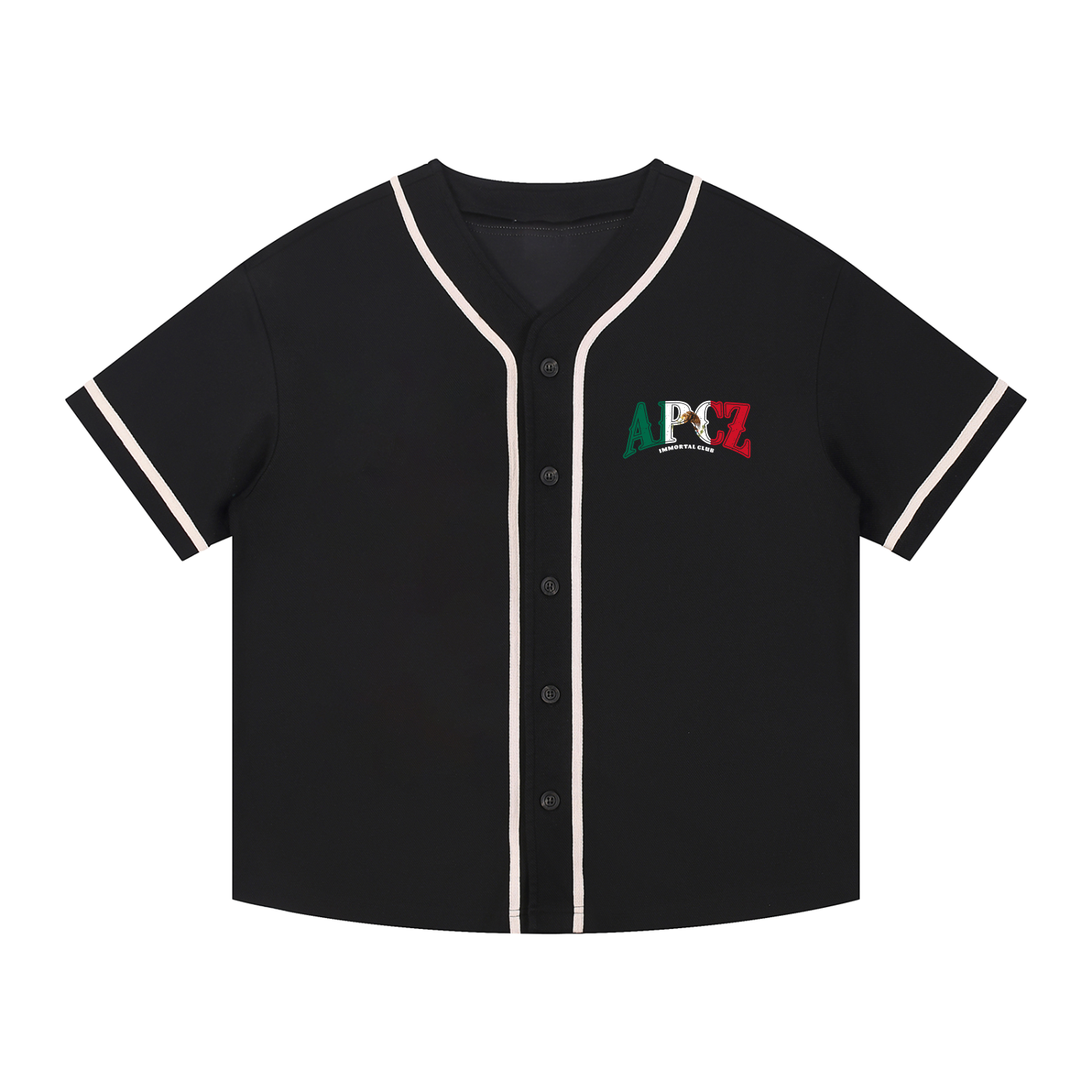 Piped Button-Up Jersey (MEXICO)