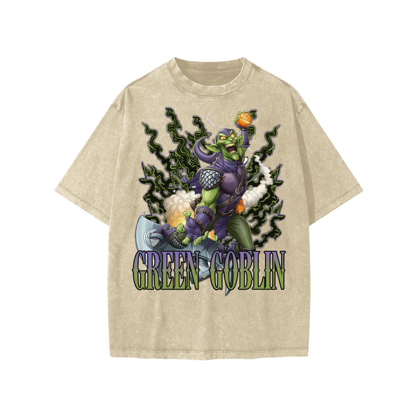Snow Washed Kids' T-Shirt (GREEN GOBLIN)