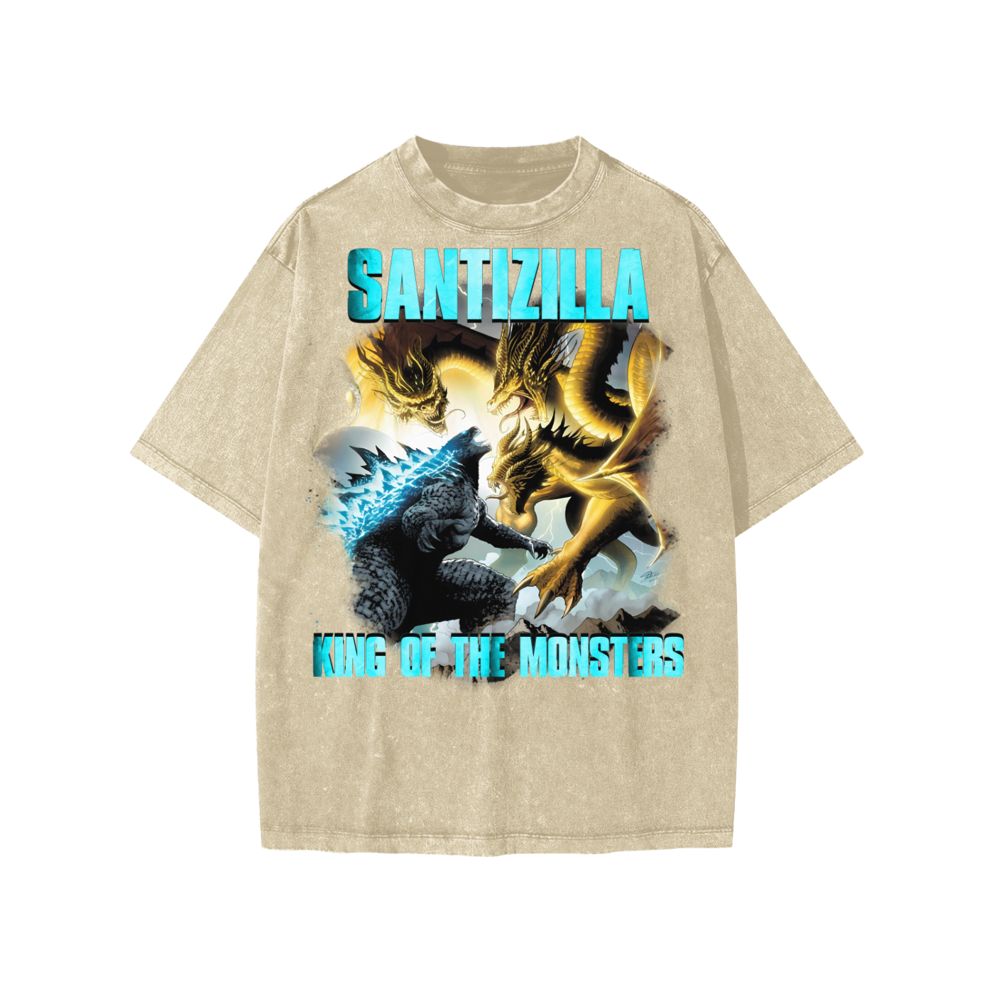 Snow Washed Kids' T-Shirt (SANTIZILLA)