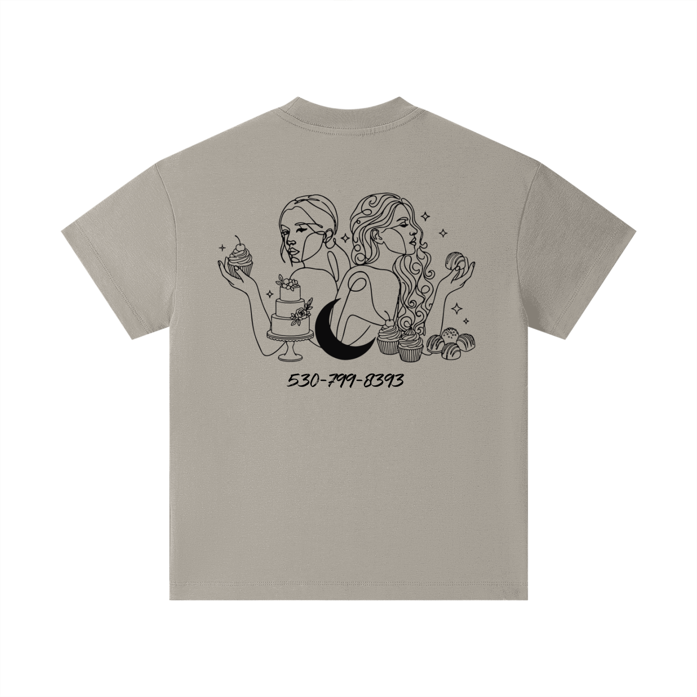 Pure Cotton Essential Kids T-Shirt (MOONS CAKES & TREATS)