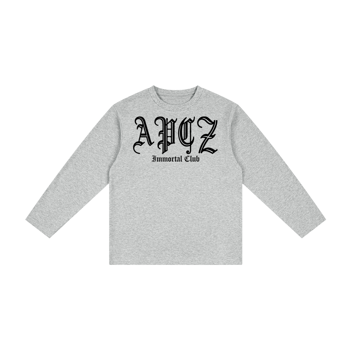 Kid's Drop Shoulder Long Sleeve T-Shirt (IMC OLD ENGLISH)