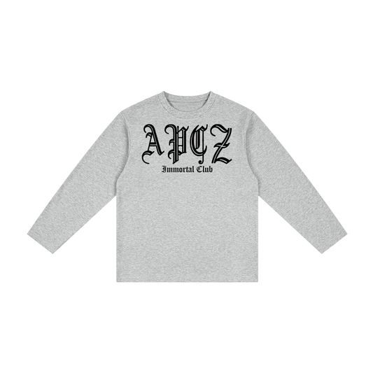 Kid's Drop Shoulder Long Sleeve T-Shirt (IMC OLD ENGLISH)