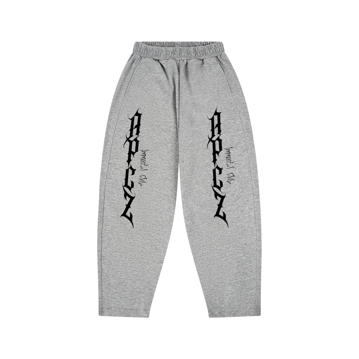 Kid's Loose Wide Leg Sweatpants (IMMORTAL CLUB) BLACK