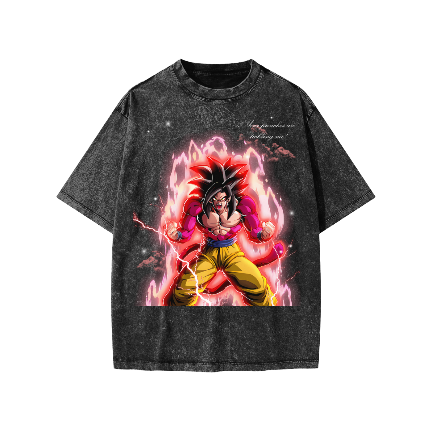 Snow Washed Kids' T-Shirt (SUPER SAIYAN GOKU 4)