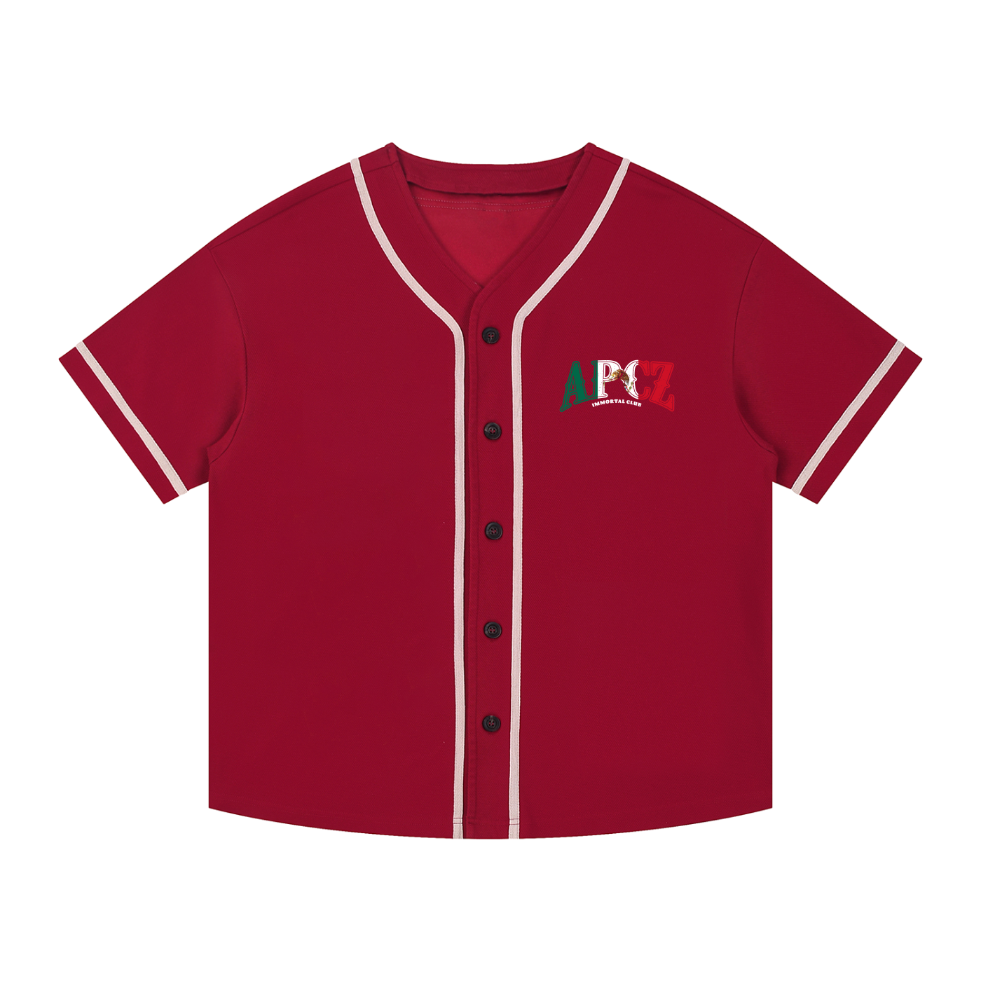 Piped Button-Up Jersey (MEXICO)