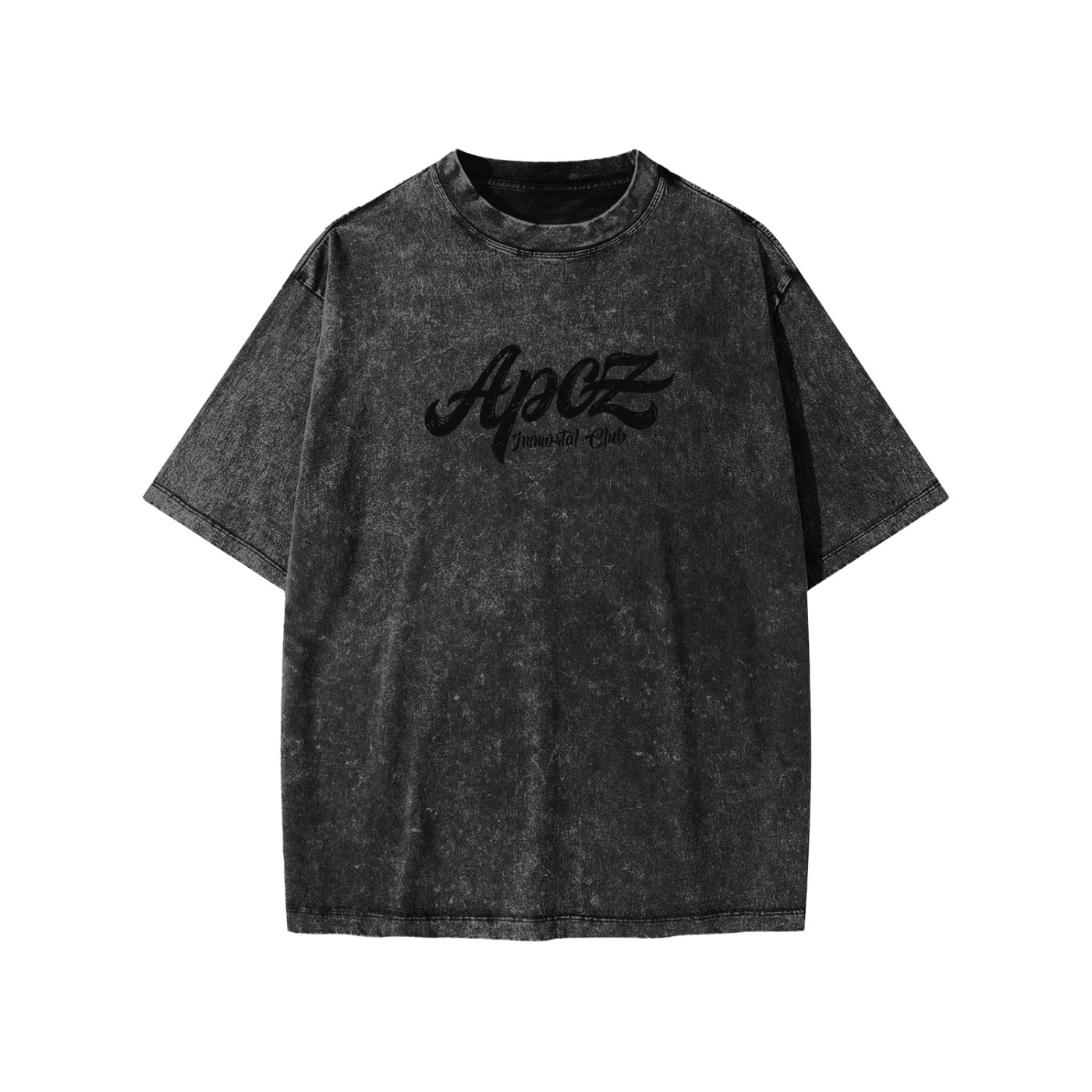 Snow Washed Kids' T-Shirt (IMC) BLACK