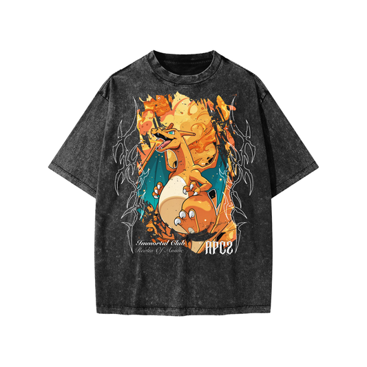 Snow Washed Kids' T-Shirt (IMC CHARIZARD)