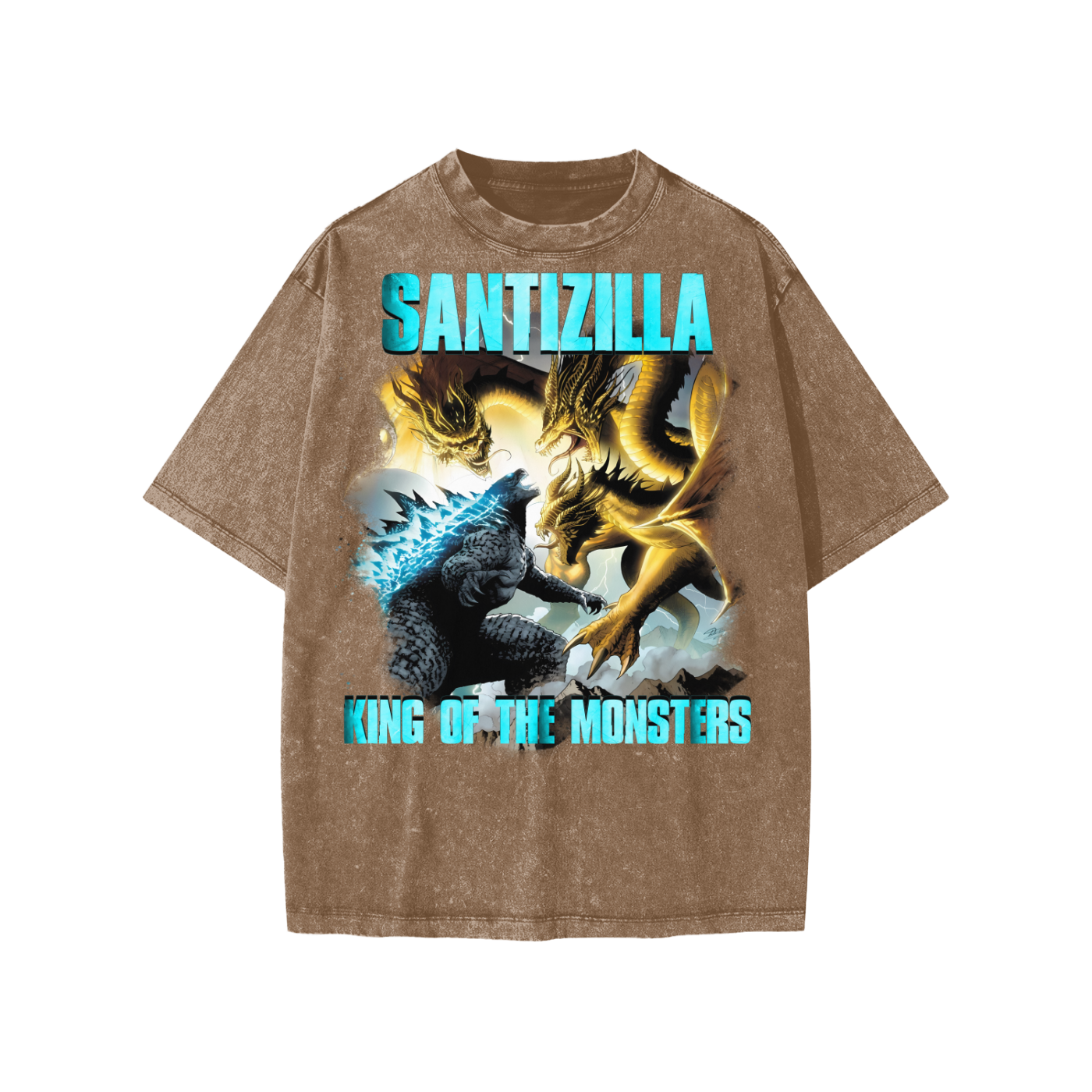 Snow Washed Kids' T-Shirt (SANTIZILLA)