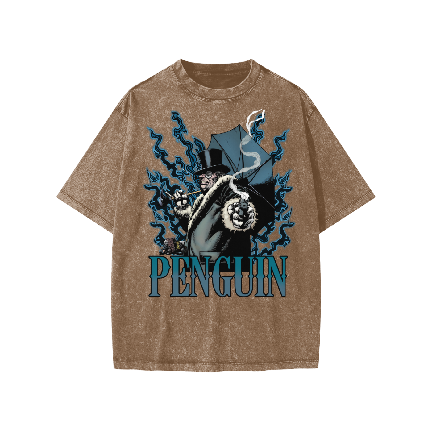 Snow Washed Kids' T-Shirt (PENGUIN)