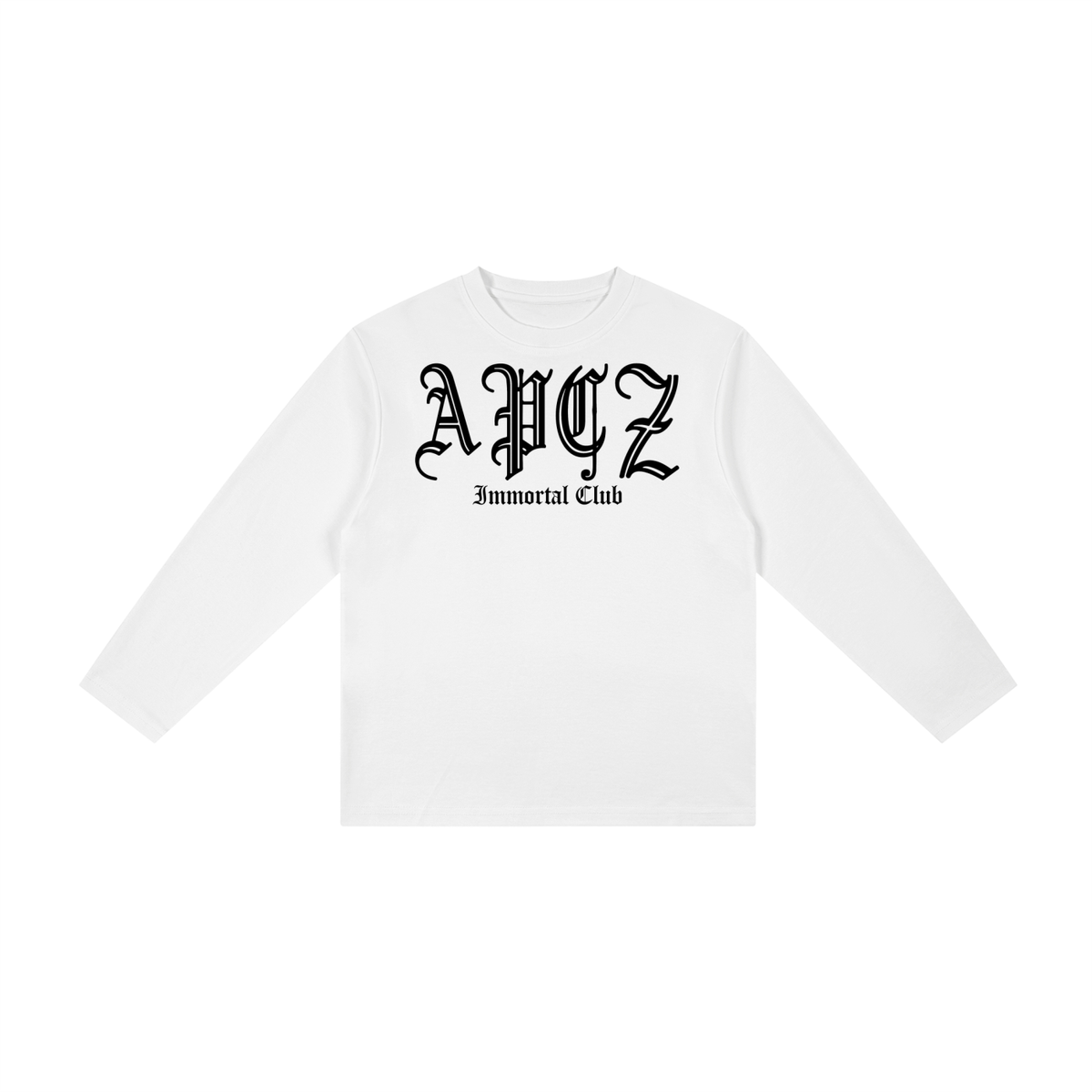 Kid's Drop Shoulder Long Sleeve T-Shirt (IMC OLD ENGLISH)
