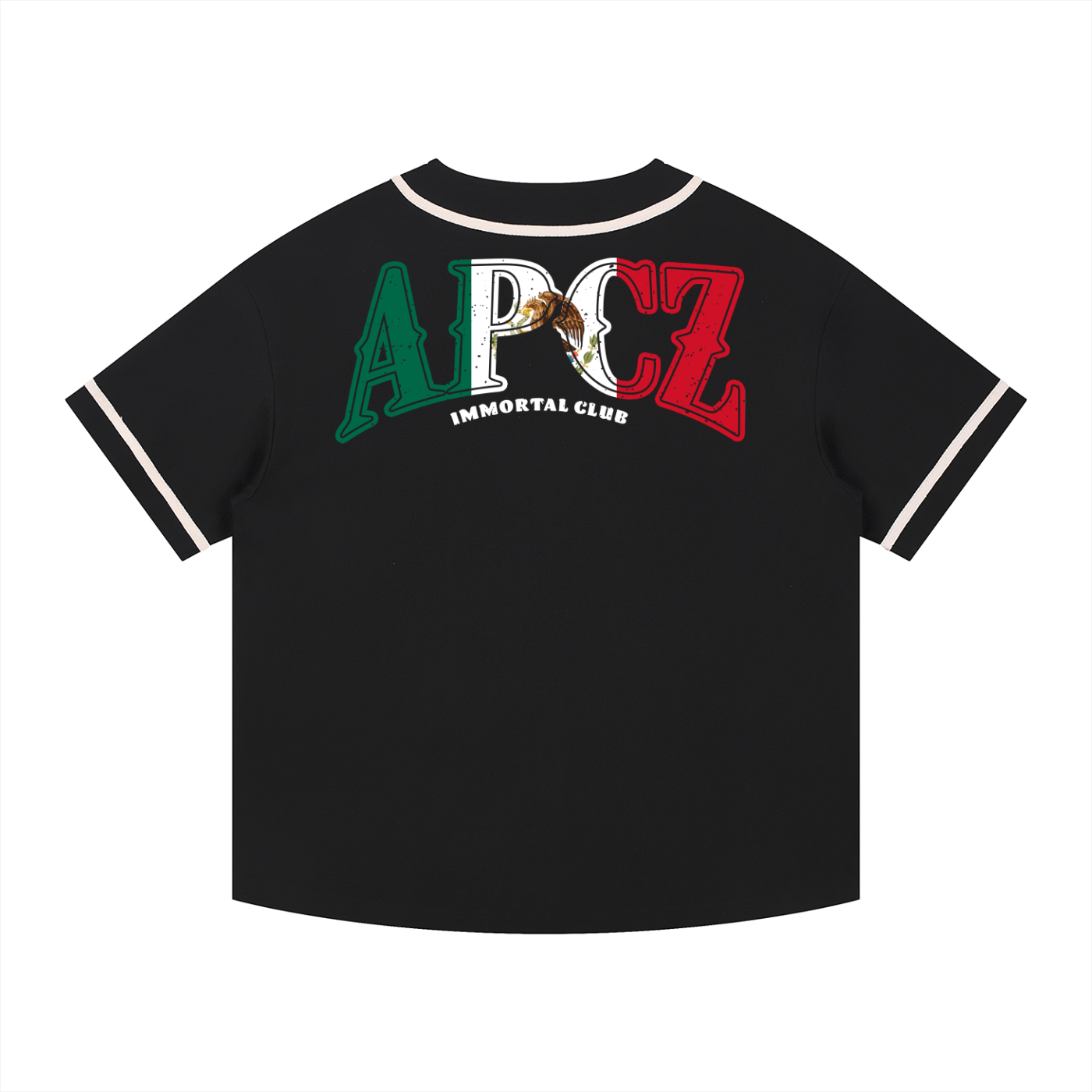 Piped Button-Up Jersey (MEXICO)
