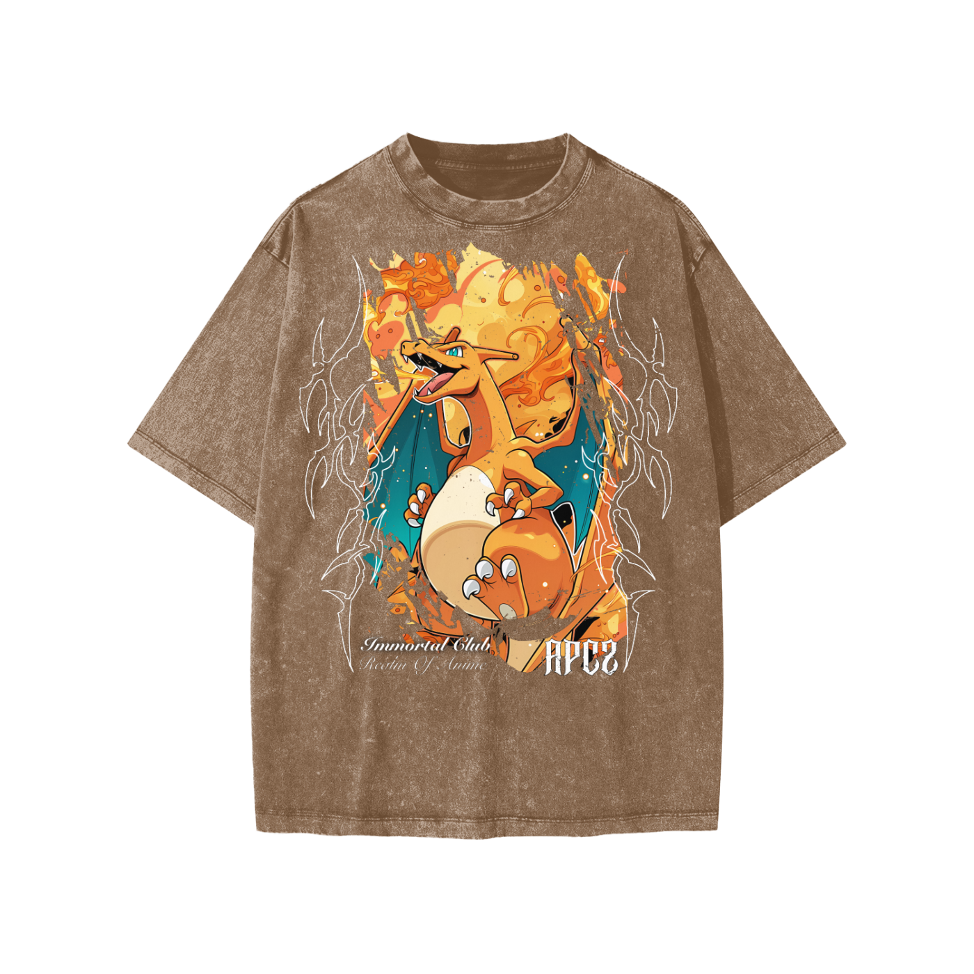 Snow Washed Kids' T-Shirt (IMC CHARIZARD)