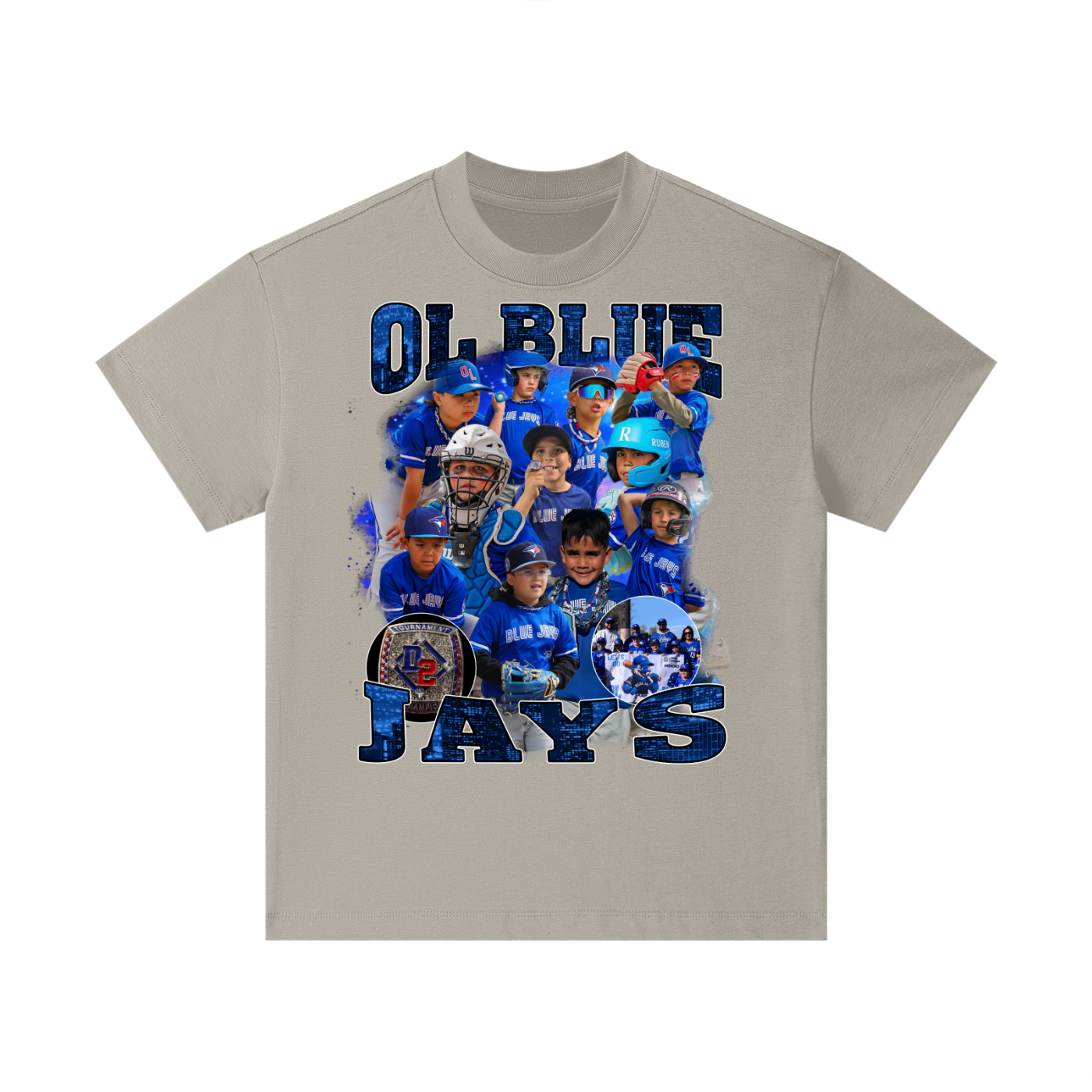 Pure Cotton Essential Kids T-Shirt (OL BLUE JAYS)