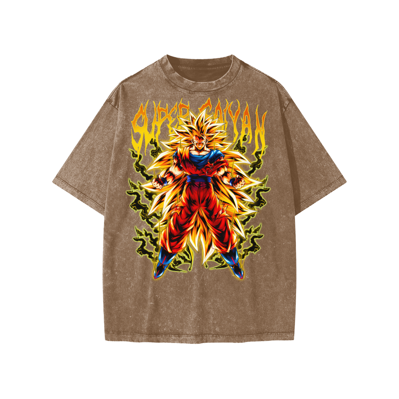 Snow Washed Kids' T-Shirt (SSJ 3 GOKU)