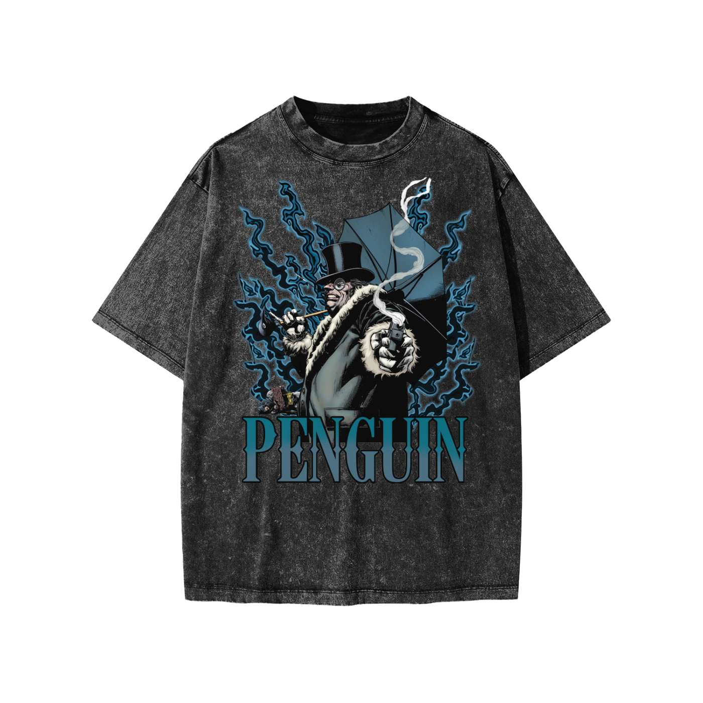 Snow Washed Kids' T-Shirt (PENGUIN)