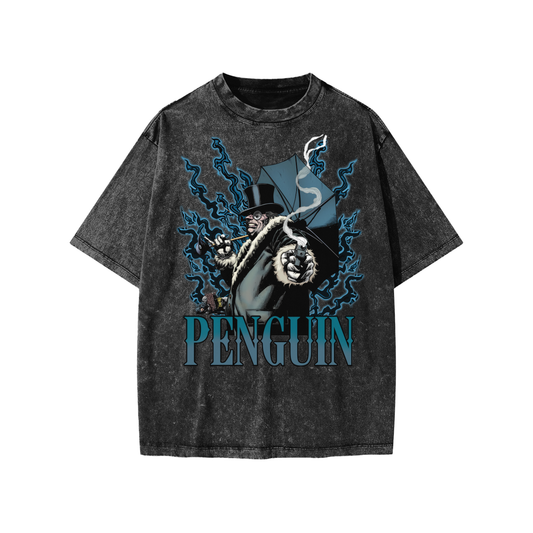 Snow Washed Kids' T-Shirt (PENGUIN)