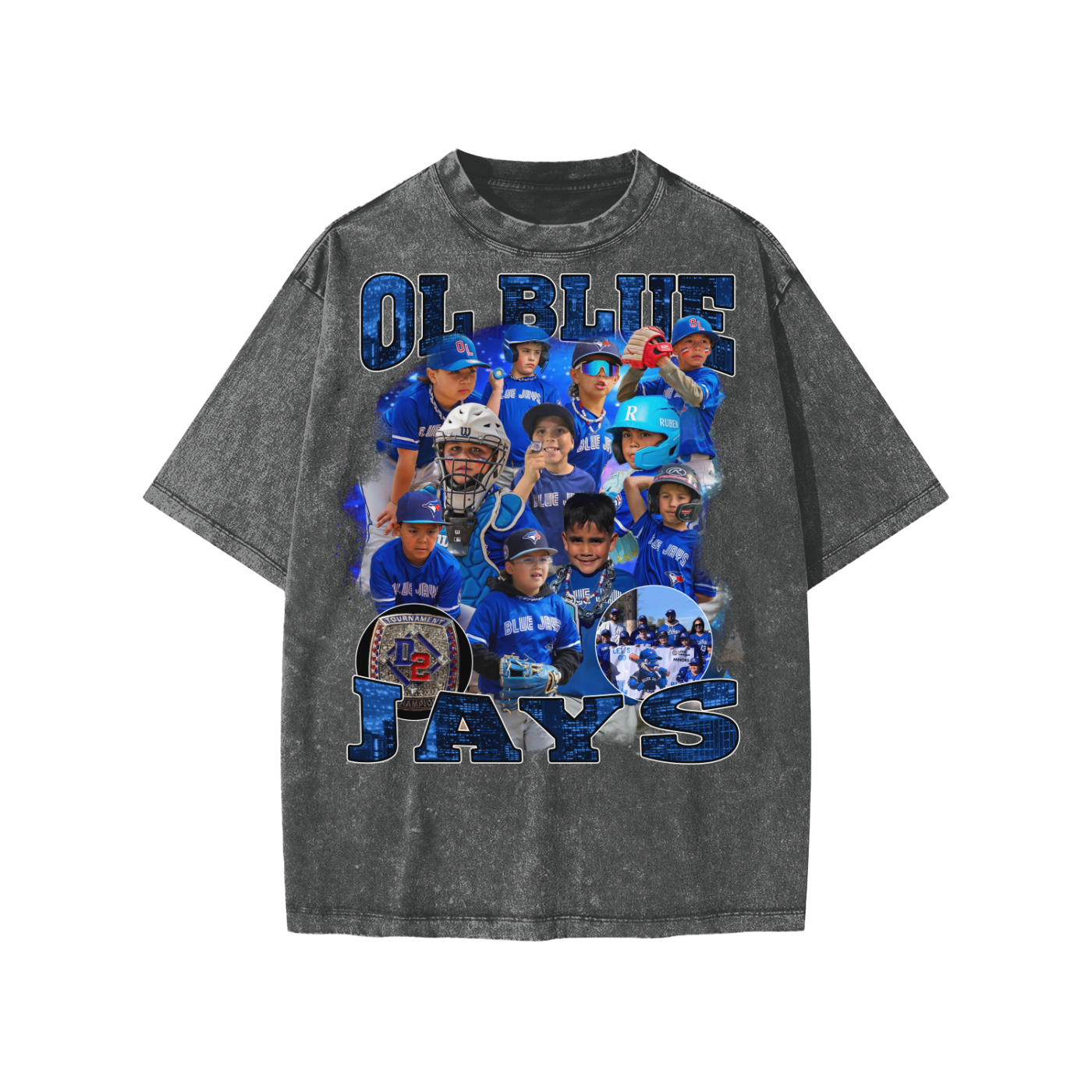 Snow Washed Kids' T-Shirt (OL BLUE JAYS)