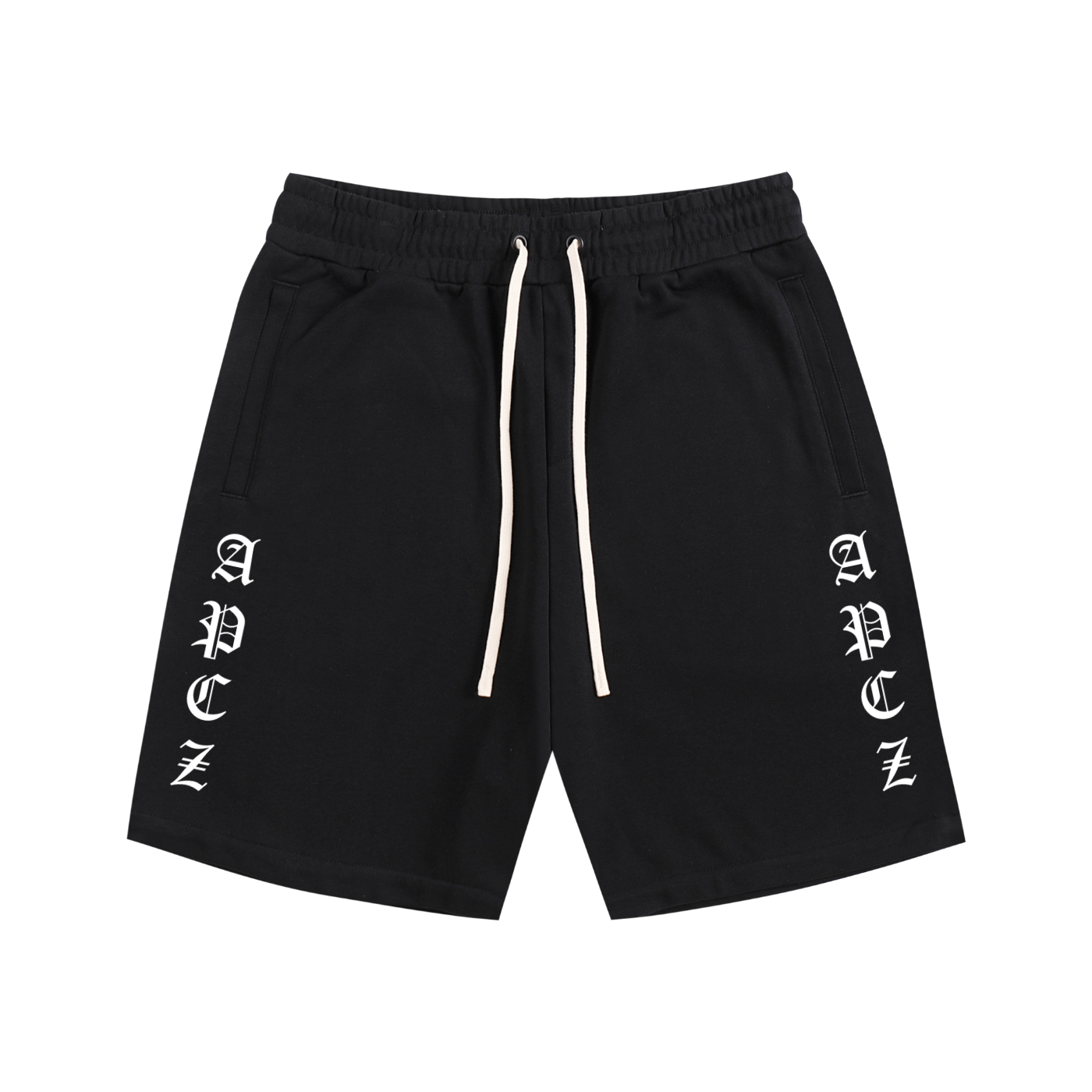 Essential Cotton Shorts (OLD ENGLISH) WHITE
