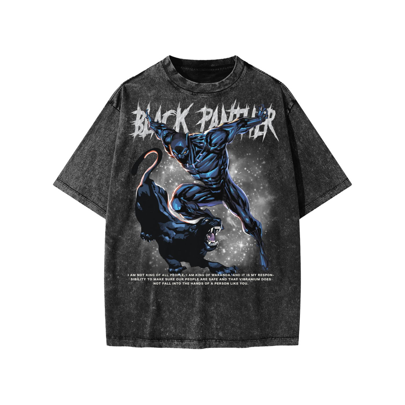 Snow Washed Kids' T-Shirt (BLACK PANTHER)