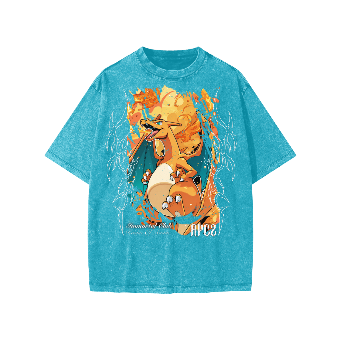 Snow Washed Kids' T-Shirt (IMC CHARIZARD)