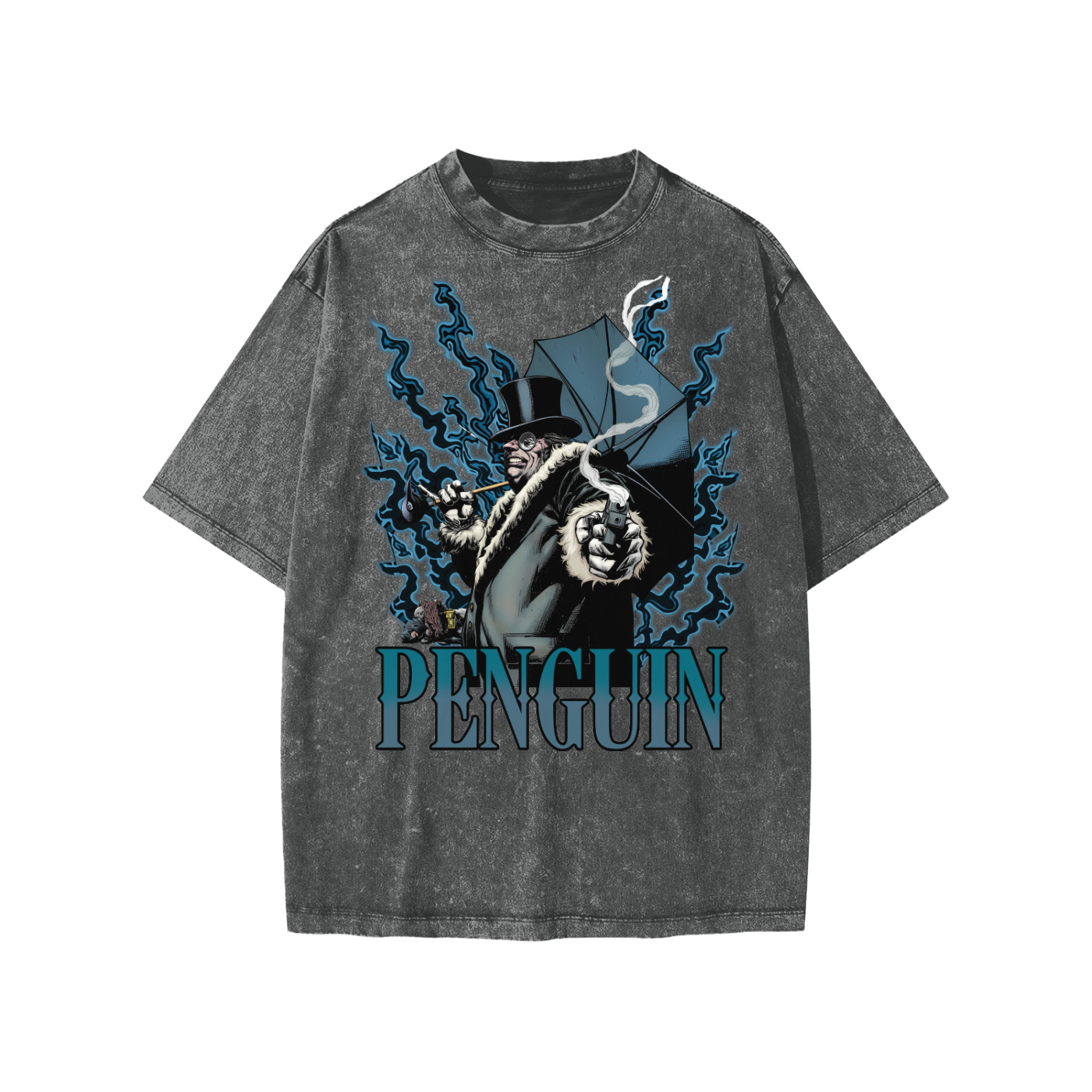 Snow Washed Kids' T-Shirt (PENGUIN)