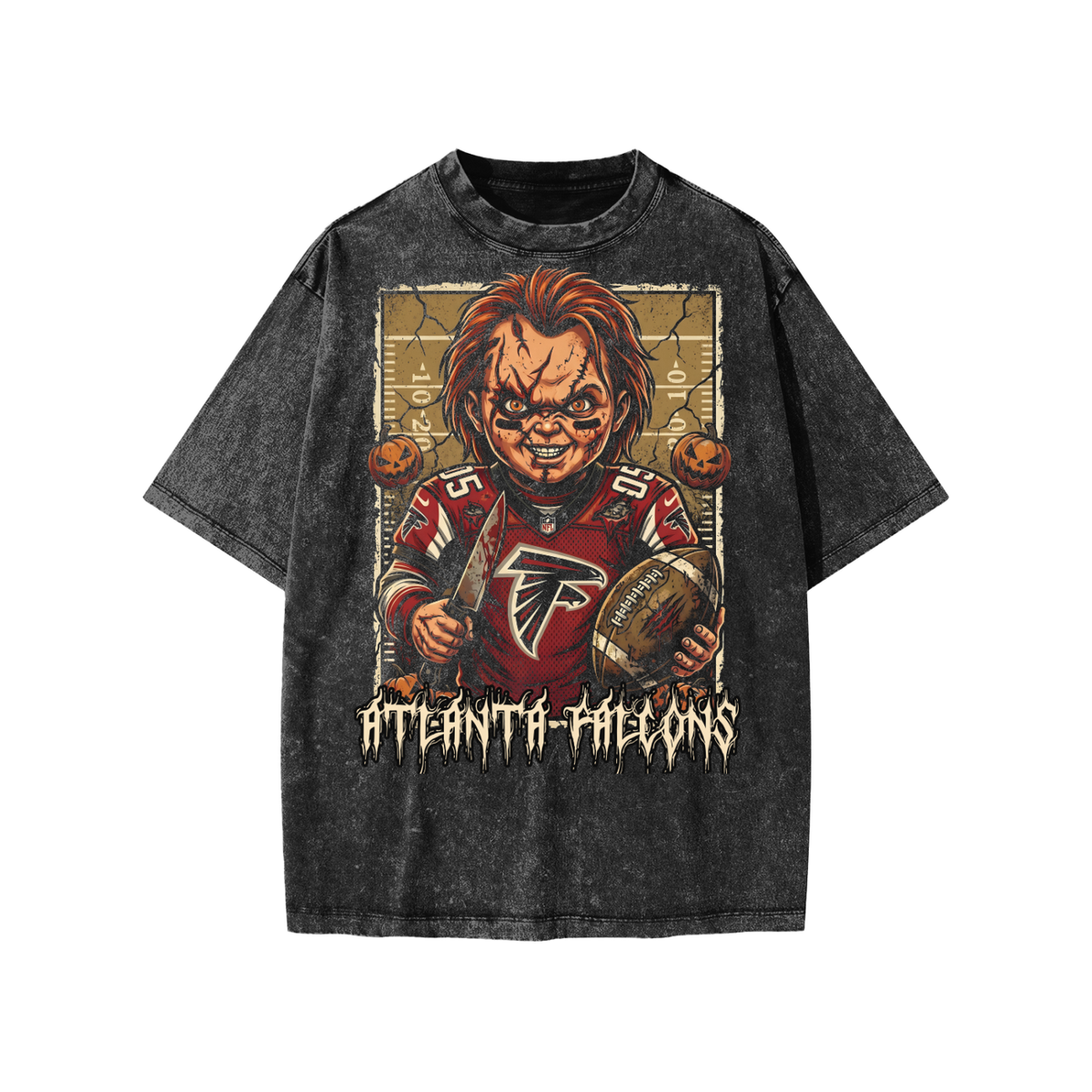 Snow Washed Kids' T-Shirt (FALCONS SPOOKY)