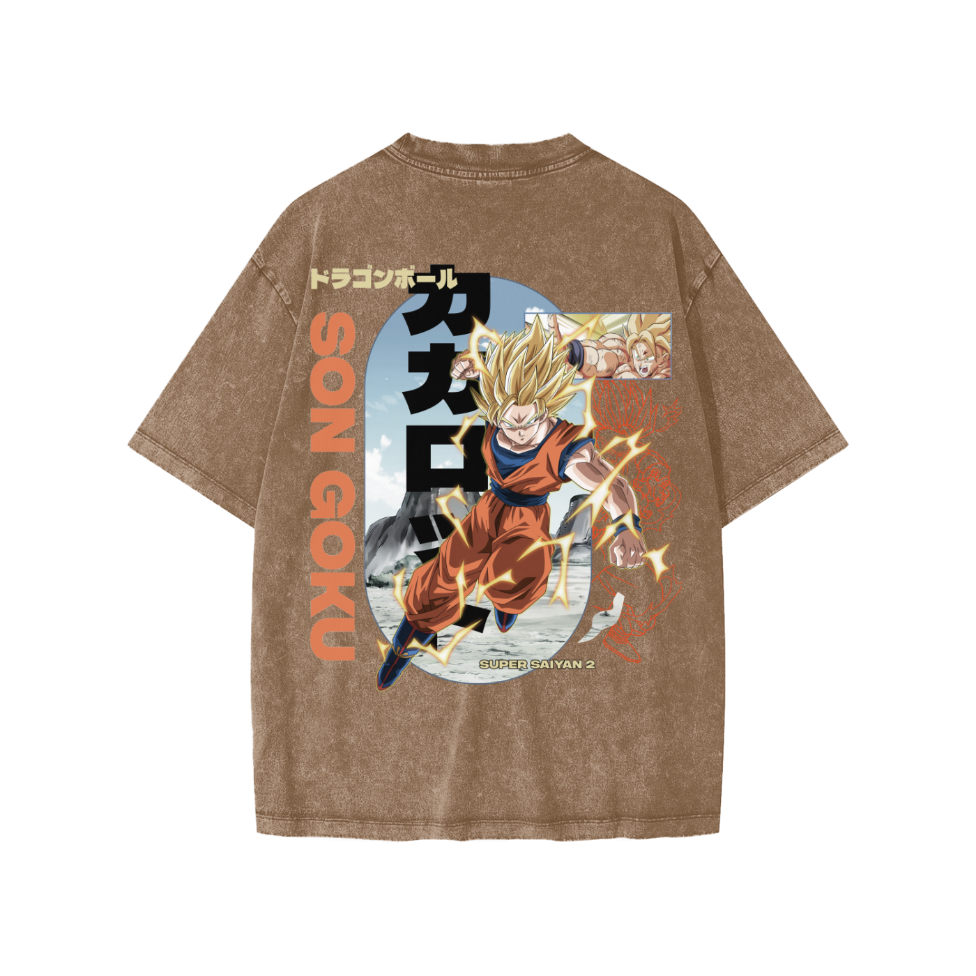 Snow Washed Kids' T-Shirt (SON GOKU)