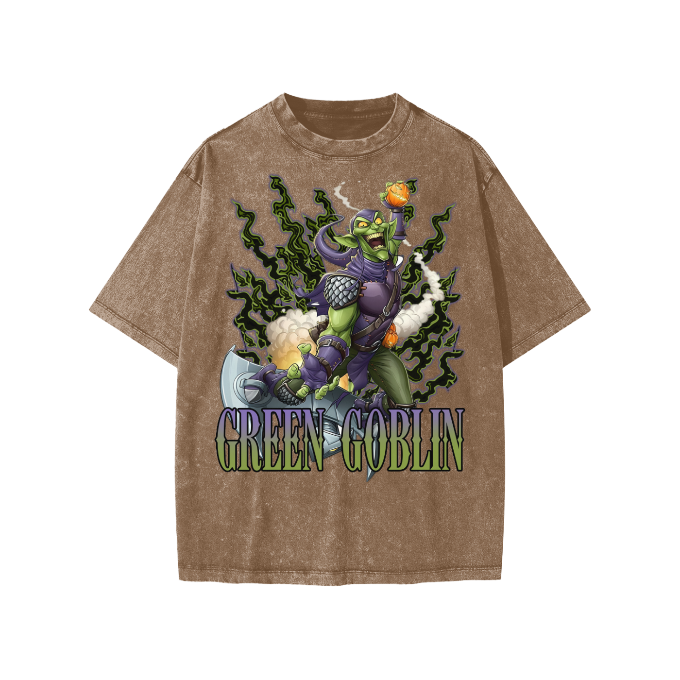 Snow Washed Kids' T-Shirt (GREEN GOBLIN)