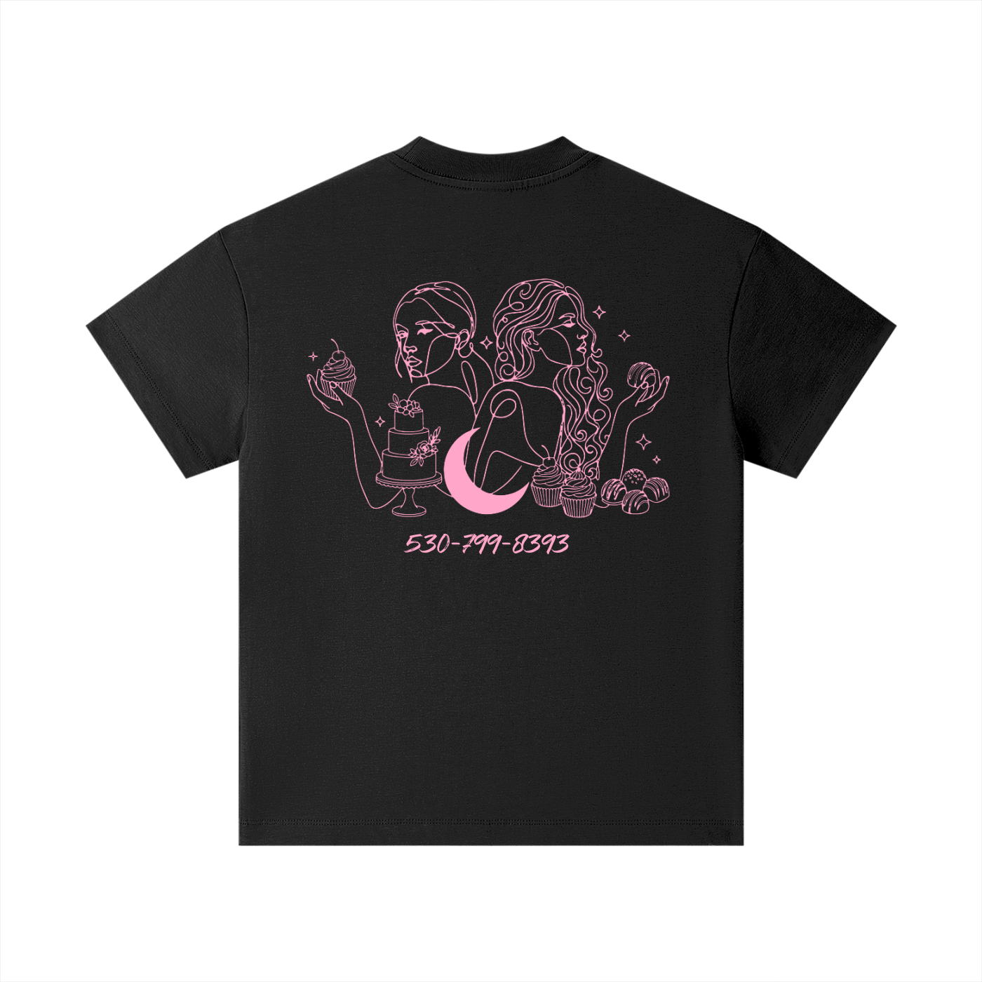 Pure Cotton Essential Kids T-Shirt (MOONS CAKES & TREATS)