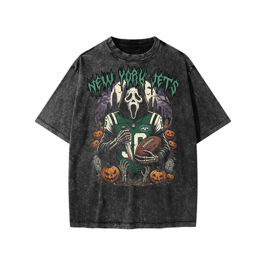 Snow Washed Kids' T-Shirt (JETS SPOOKY)