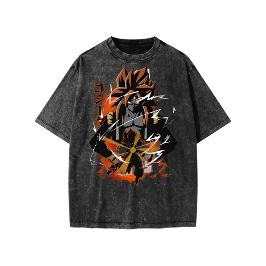 Snow Washed Kids' T-Shirt (SSJ 4 GOGETA)