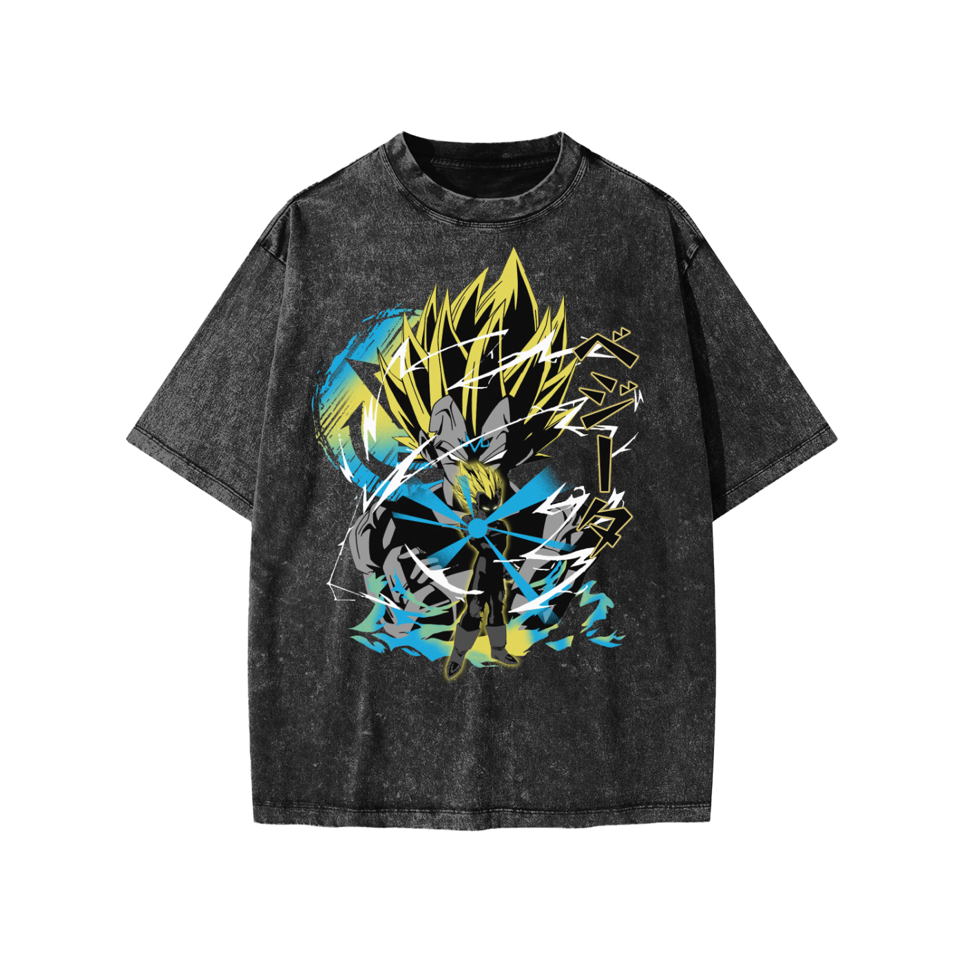 Snow Washed Kids' T-Shirt (MAJIN VEGETA)