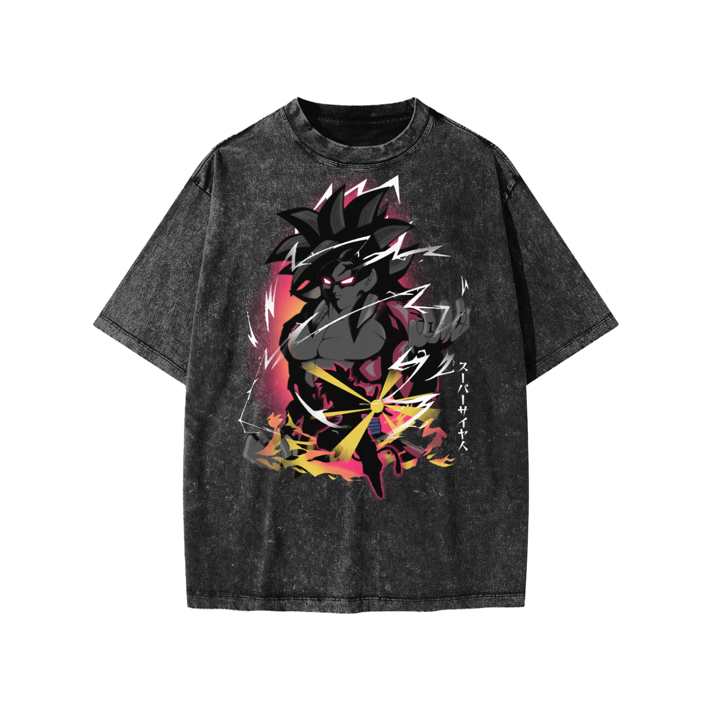 Snow Washed Kids' T-Shirt (SSJ 4 GOKU)
